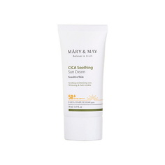MARY&MAY Крем солнцезащитный увлажняющий CICA Soothing Sun Cream SPF50+ PA++++