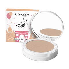 Пудра для лица ALVIN DOR ALVIN D’OR Пудра компактная фиксирующая ECLAT NATUREL A LA FRENCH