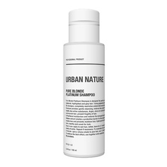 URBAN NATURE Шампунь тонирующий для светлых волос PURE BLONDE PLATINUM