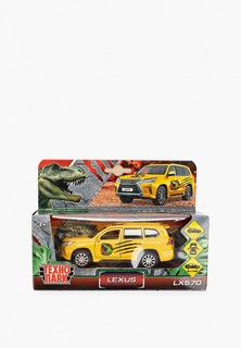 Игрушка Технопарк Lexus LX570, динозавры, 12 см