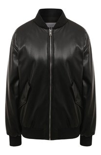 Бомбер из экокожи MSGM