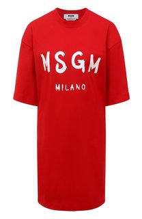 Хлопковое платье MSGM