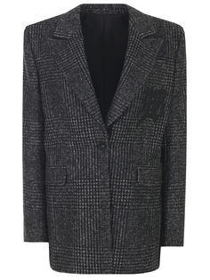 Пиджак шерстяной в клетку Maison Bohemique