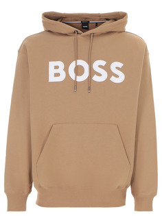 Худи хлопковое с логотипом Boss