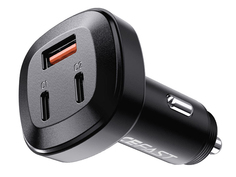 Зарядное устройство Acefast B3 66W USB-C+USB-C+USB-A Black AF-B3-BK
