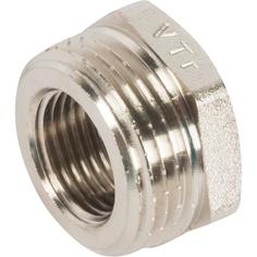 Футорка Valtec наружная-внутренняя резьба 1"x1/2" никелированная латунь