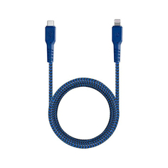 Кабель EnergEA FibraTough USB-C - Lightning USB-C / Lightning, 1,5м, синий