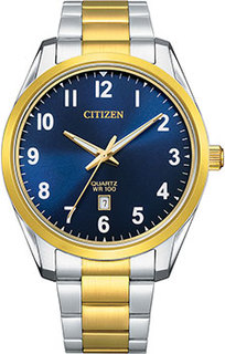 Японские наручные мужские часы Citizen BI1036-57L. Коллекция Basic
