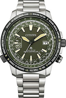 Японские наручные мужские часы Citizen CB0206-86X. Коллекция Radio Controlled