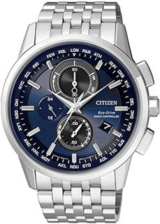 Японские наручные мужские часы Citizen AT8110-61L. Коллекция Radio Controlled