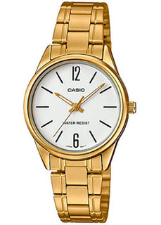 Японские наручные женские часы Casio LTP-V005G-7B. Коллекция Analog