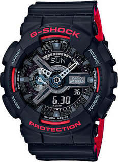 Японские наручные мужские часы Casio GA-110HR-1A. Коллекция G-Shock