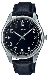 Японские наручные мужские часы Casio MTP-V005L-1B4. Коллекция Analog