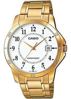 Японские наручные мужские часы Casio MTP-V004G-7B. Коллекция Analog