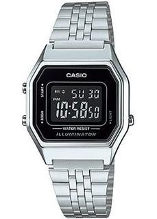 Японские наручные женские часы Casio LA680WA-1B. Коллекция Vintage