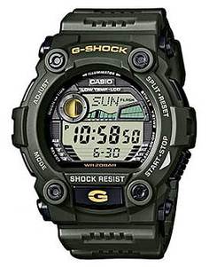 Японские наручные мужские часы Casio G-7900-3E. Коллекция G-Shock