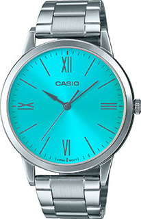 Японские наручные мужские часы Casio MTP-E600D-2B. Коллекция Analog