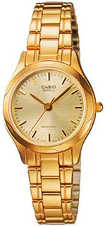Японские наручные женские часы Casio LTP-1275G-9A. Коллекция Analog