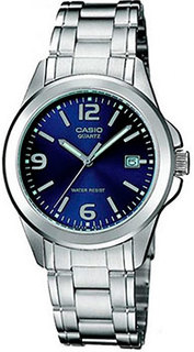 Японские наручные женские часы Casio LTP-1215A-2A. Коллекция Analog