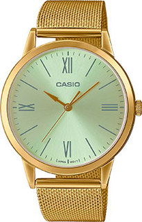 Японские наручные мужские часы Casio MTP-E600MG-9B. Коллекция Analog