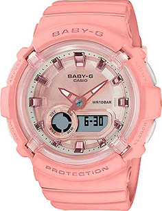 Японские наручные женские часы Casio BGA-280-4A. Коллекция Baby-G