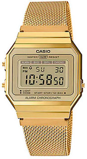 Японские наручные мужские часы Casio A700WMG-9A. Коллекция Vintage