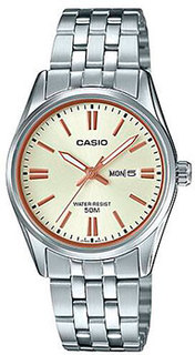 Японские наручные женские часы Casio LTP-1335D-9A. Коллекция Analog