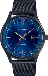 Японские наручные мужские часы Casio MTP-E710MB-2A. Коллекция Analog
