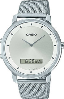 Японские наручные мужские часы Casio MTP-B200M-7E. Коллекция Ana-Digi