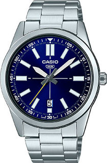 Японские наручные мужские часы Casio MTP-VD02D-2E. Коллекция Analog