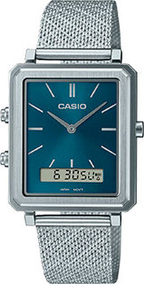 Японские наручные мужские часы Casio MTP-B205M-3E. Коллекция Ana-Digi