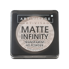 Пудра компактная для лица ART-VISAGE MATTE INFINITY финишная тон crystal