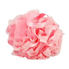 Мочалка-шар для тела DECO. синтетическая pink