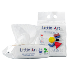 Детские влажные салфетки Little Art, 192 шт