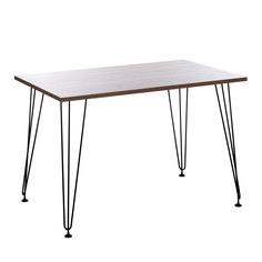 Обеденный стол TC Star коричневый с чёрным 110х70х75 см (19241)