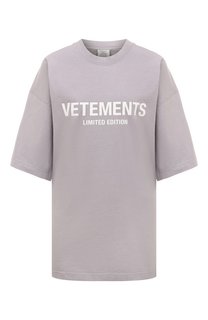 Хлопковая футболка VETEMENTS