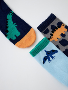 Набор из 3 пар носков для мальчиков (принт, 14-16) Sela