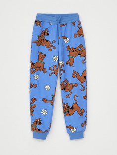 Джоггеры с принтом Scooby-Doo для девочек (голубой, 164) Sela