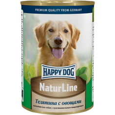 Корм для собак Happy dog Natur Line Телятина с овощами 410 г