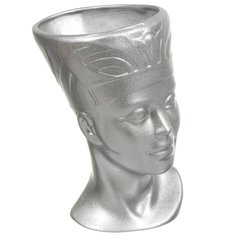 Кашпо керамика, серебро, Голова Нефертити 1 Сорт, 10001266