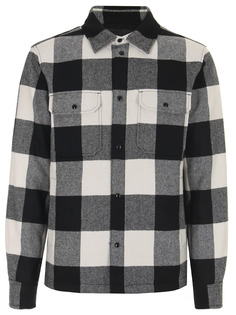 Пуховик в клетку Woolrich