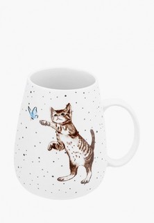 Кружка Elan Gallery 450 мл 12х9,5х11,5 см, Веселый котенок