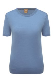 Шерстяной пуловер BOSS