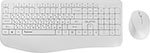 Беспроводной набор клавиатура+мышь QUMO Space K57/M75 белый