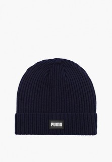 Шапка PUMA Ribbed Classic Cuff Beanie Peacoat