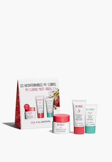 Набор для ухода за лицом Clarins - 14-25 лет, Крем для лица 50 мл + Гель очищающий 30 мл + Маска 15 мл, Starter Kit My Clarins