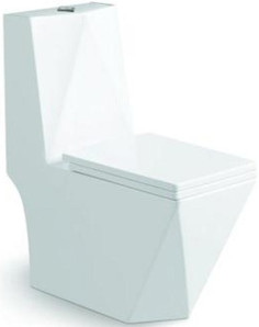 Унитаз-компакт безободковый с сиденьем микролифт SantiLine SL-5013