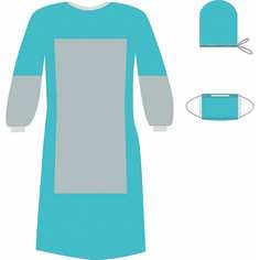 Одноразовой одежды халат для хирурга ГЕКСА