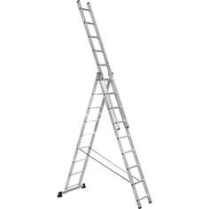 Алюминиевая трехсекционная лестница-стремянка SevenBerg