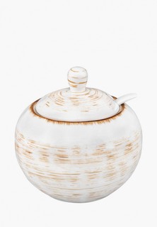 Сахарница Elan Gallery 380 мл 10,2х10,2х10,5 см "Кантри" + ложка